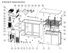 Load image into Gallery viewer, 48&quot; Back Bar Cooler
