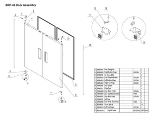 54" 2 Door Reach-In Freezer