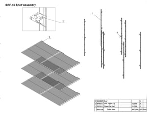 54" 2 Door Reach-In Freezer