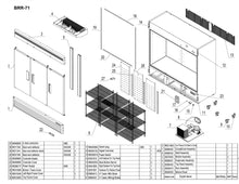 Load image into Gallery viewer, 82&quot; 3 Door Reach-In Refrigerator
