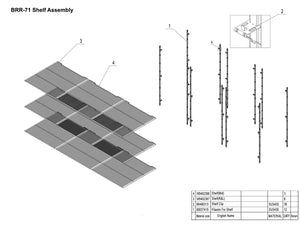 82" 3 Door Reach-In Refrigerator