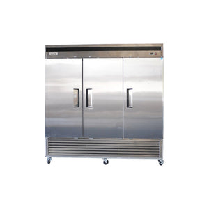 82" 3 Door Reach-In Refrigerator