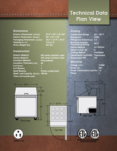 Load image into Gallery viewer, 27&quot; 1 Door Mega Top Sandwich Unit
