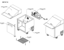 Load image into Gallery viewer, 27&quot; 1 Door Mega Top Sandwich Unit
