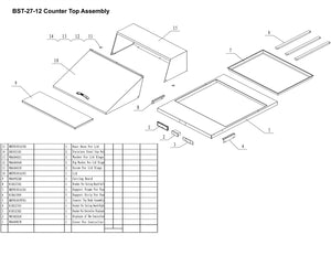 27" 1 Door Mega Top Sandwich Unit