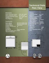 Load image into Gallery viewer, 27&quot; 1 Door Sandwich Unit
