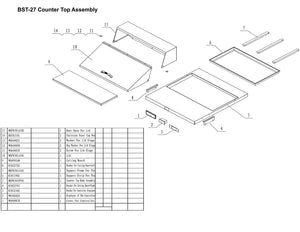 27" 1 Door Sandwich Unit