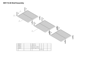 72" 3 Door Mega Top Sandwich Unit