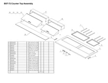 Load image into Gallery viewer, 72&quot; 3 Door Sandwich Unit
