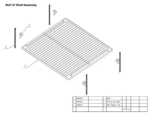 27" 1 Door Undercounter Freezer