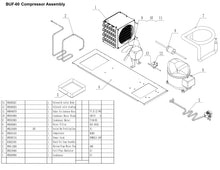 Load image into Gallery viewer, 60&quot; 2 Door Undercounter Freezer
