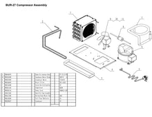 Load image into Gallery viewer, 27&quot; 1 Door Undercounter Refrigerator
