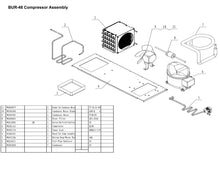 Load image into Gallery viewer, 48&quot; 2 Door Undercounter Refrigerator
