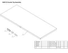 Load image into Gallery viewer, 72&quot; 3 Door Undercounter Refrigerator
