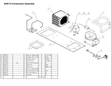 Load image into Gallery viewer, 72&quot; 3 Door Undercounter Refrigerator
