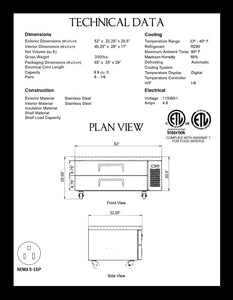 52" Chef Base