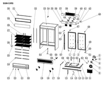 Load image into Gallery viewer, 2 Sliding Door Reach-In Glass Door Refrigerator
