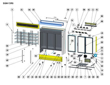 Load image into Gallery viewer, 3 Door Reach-In Glass Door Refrigerator
