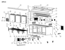 Load image into Gallery viewer, 92&quot; 3 Door Pizza Prep Table
